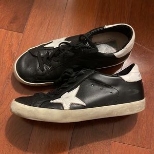 Black Women Golden Goose Superstar 36 size 6
